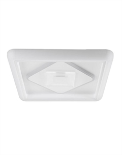 Светильник с ПДУ 1887/1 LED 89 Вт диммер белый 46×46×7 см Bayerlux