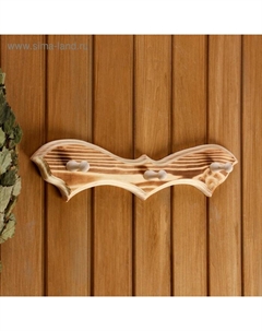 Вешалка "Летучая мышь" ЛИПА обожжённая, 3 крючка, 30,5×10×5 см Добропаровъ