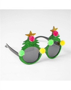 Очки карнавальные новогодние «Ёлочка», МИКС Страна карнавалия