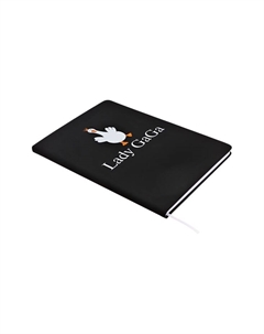 Записная книжка А5 80 листов, .Lady GaGa, твердая обложка, искусственная кожа Devente