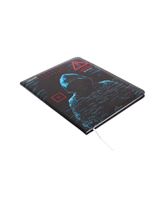 Дневник школьный для 1-11 классов, . Label. Hacker, искусственная кожа, антивандальный Devente