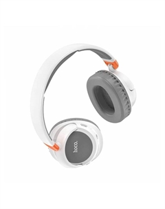 Наушники беспроводные, полноразмерные, Hoco W43, Bluetooth 5.0, с шумоподавлением, с микрофоном, 250 мАч, белые