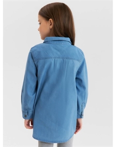 Рубашка детская джинсовая, размер 30 (98-104 см), голубая Kaftan