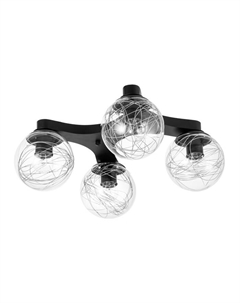 Люстра 2795/4 E27 40 Вт черный 50×50×20 см Bayerlux