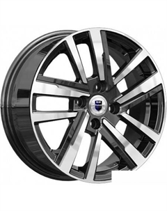 Хант (КС1034) 15x6" 4x98мм DIA 58.5мм ET 30мм Алмаз черный K&k