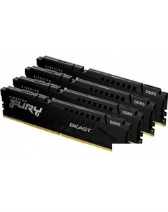 Оперативная память FURY Beast 4x16ГБ DDR5 5200 МГц KF552C40BBK4-64 Kingston
