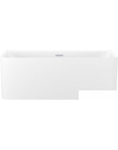 Clermont 170x75 28260201R (пристенная ванна белый глянец, экран, ножки, сифон-автомат хром) Wellsee