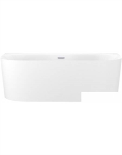 Collaro 150x75 28910701R (пристенная ванна белый глянец, экран, ножки, сифон-автомат хром) Wellsee