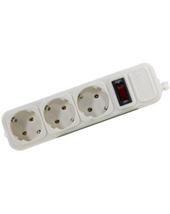 Сетевой фильтр 3 розетки, 3 м, белый (SP-3-3W) Exegate