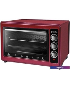 Мини-печь D-0123 (бордовый) Delta
