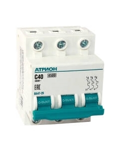 Выключатель автоматический Атрион VA4729-3-40C