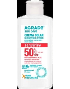 Крем солнцезащитный Agrado Sunscreen SPF50+ для чувствительной кожи