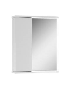 Шкаф с зеркалом для ванной Домино Промо 50