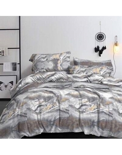 Комплект постельного белья Alleri Эко Сатин 2сп / СС-551
