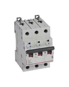 Выключатель автоматический Legrand DX3-E C4 3П 6000 6kA / 407287