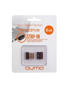 USB flash накопитель Qumo 8GB Nano / QM8GUD-NANO-B