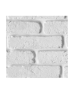 Панель ПВХ Декоруст Стандарт New Кирпич белый-347