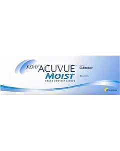 Комплект контактных линз Acuvue 1 Day Moist with Lacreon Sph -2.75 R8.5 D14.2