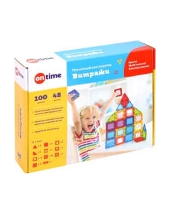 Конструктор магнитный Витражи / 45009 On time