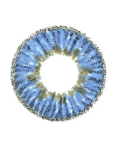 Комплект контактных линз Hera Elegance Blue Sph-0.00