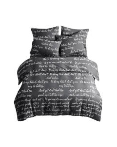 Комплект постельного белья Леттеринг 9734-4 Бязь 120гр. сем Веселина