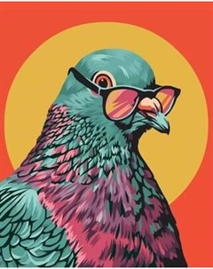 Картина по номерам Крутой голубь / GLA92 Ilikegift