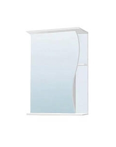 Шкаф с зеркалом для ванной Vako Волна 60 L / 10225