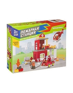Конструктор Bondibon Пожарная станция / ВВ4104
