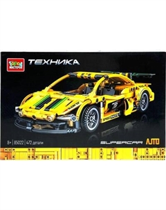 Конструктор инерционный Город мастеров Суперкар / 85022-ZH