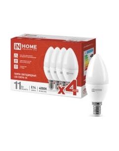 Лампа INhome LED-СВЕЧА-VC / 4690612047782 Inhome