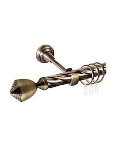 Карниз для штор АС ФОРОС Grace D25К + наконечники Аванти Ас форос