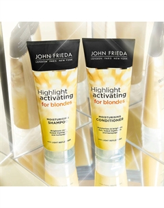 Увлажняющий активирующий шампунь для светлых волос SHEER BLONDE John frieda