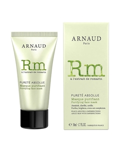 Маска для лица очищающая для зрелой жирной кожи с экстрактом розмарина Purete Absolue 50 Arnaud paris