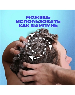 Гель для душа и шампунь 2 в 1 с акватическим ароматом, свежесть и увлажнение Cool Ocean Axe