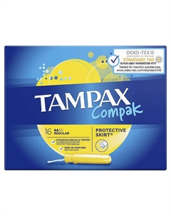 Тампоны с аппликатором Compak Regular Tampax