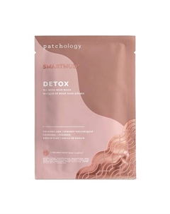 Очищающая и сужающая поры тканевая маска с вулканической глиной SmartMud No Mess Detox 64 Patchology