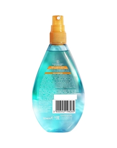 Солнцезащитный спрей освежающий, прозрачный, с алоэ вера "Солнечная вода" Ambre Solaire SPF 50 Garnier