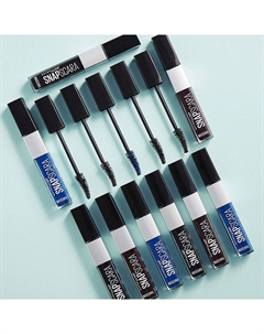 Тушь для ресниц "SNAPSCARA", чистый объем и длина без комочков, без воска Maybelline new york