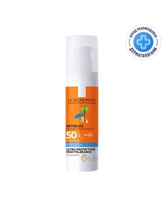 Anthelios Dermo-Pediatrics Солнцезащитное молочко для лица и тела, с маслом ши и витамином Е, защита от солнца SPF 50+ 50 La roche-posay