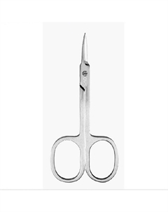 Ножницы для кутикулы изогнутые Qvs