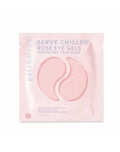 Ультраувлажняющие тонизирующие гелевые патчи для глаз Serve Chilled Rose Patchology