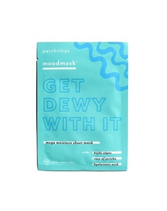 Глубоко увлажняющая тканевая маска Moodmask Get Dewy With It 20 Patchology