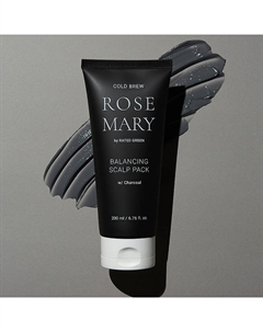 Восстанавливающая маска для кожи головы с соком розмарина Rose Mary Blancing Scalp Pack 200 Rated green