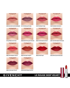 Стойкая матовая губная помада Le Rouge Deep Velvet Givenchy