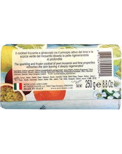 Мыло Paradiso Tropicale Tahitian Lime & Mosambi Peel Nesti dante