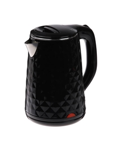 Чайник электрический "Василиса" ВА-1033, пластик, колба металл, 1.8 л, 1500 Вт, чёрный