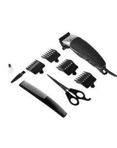 Машинка для стрижки Sakura SA-5114BK, 8 Вт, 1-12 мм, 4 насадки, 220 В, чёрная Сакура