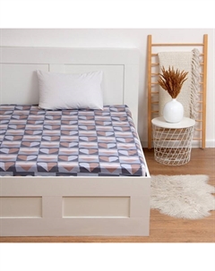 Простыня на резинке «Сердца» 180х200х25см Lovelife