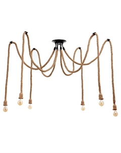 Светильник «Паук» 6хE27 40 Вт черный Bayerlux