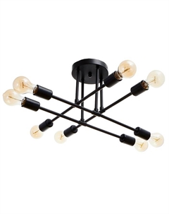 Люстра 2549/1 E27 40 Вт черный 70×70×20 см Bayerlux